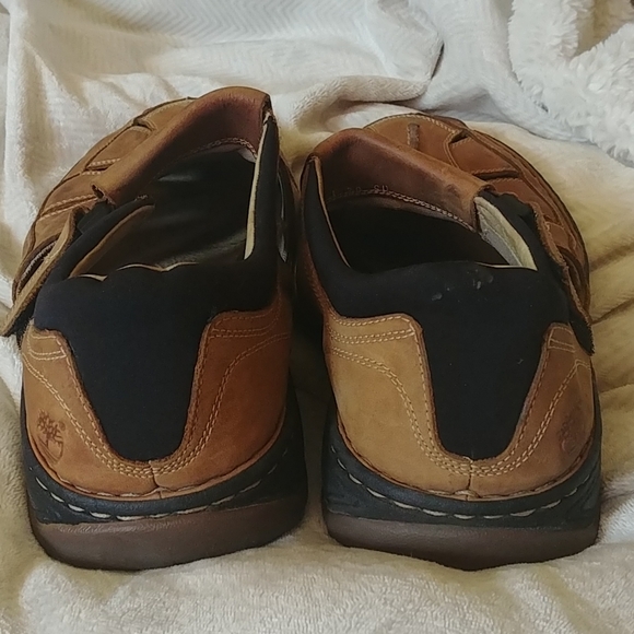 Men's Timberland leather sandals size 15W - Picture 8 of 10